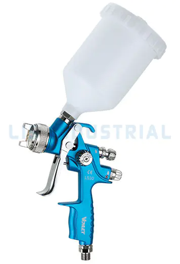 Voylet LS30 Pneumatic HVLP Gravity Feed Air Spray Gun 20oz Cup+