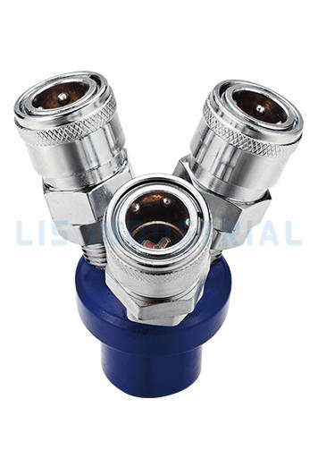 AM-3 Pneumatic Fitting quick Coupler for Pump Tool Coupler Manifold Multi Splitter-Air Fittings & Accessories